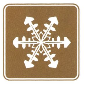 Tourist Attractions Brown Travelling Sign Reflective Film Sheet and Aluminum