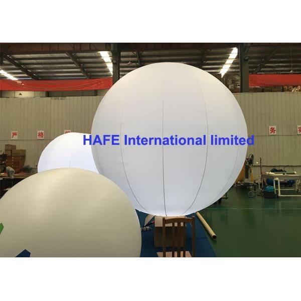 PVC Helium Sky Inflatable Advertising Balloon With Lighting And Branding