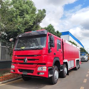 China Howo 430hp 24000liter Foam Water Tanker Engine Fighter Fire Fighting Fight Truck on sale