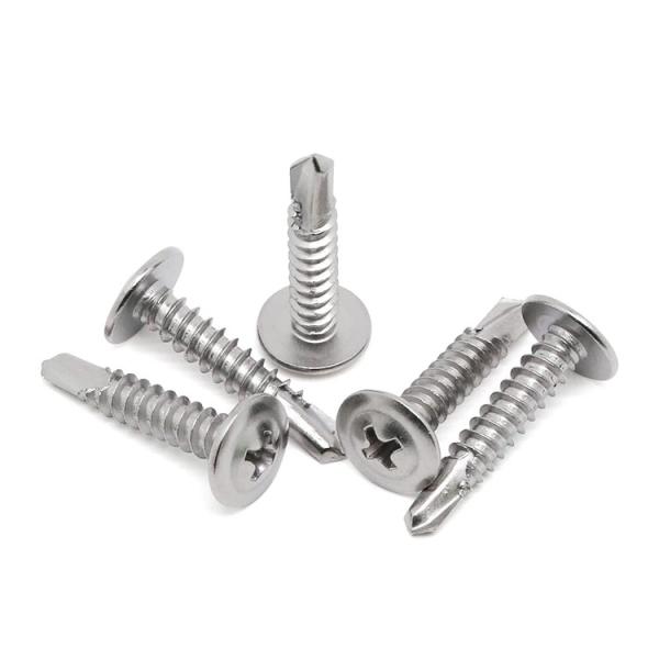 Buy Stainless Steel Galvanized Self Tapping Screws with Flat Wafer Head at wholesale prices