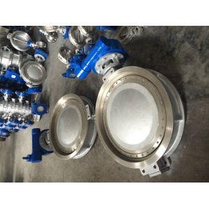 SS Triple Eccentric Wafer Style Butterfly Valve High Performance ANSI 150LB