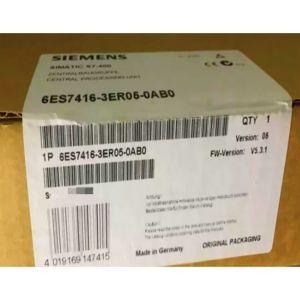 Quality SIEMENS 6ES7416-3ER05-0AB0 SIMATIC S7-400, CPU 416-3 PN/DP CENTRAL PROCESSING UNIT WITH: WORK MEMORY 11.2 MB for sale