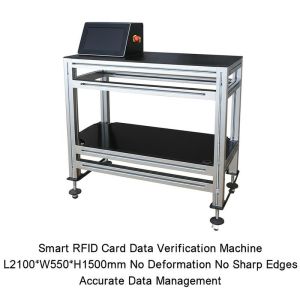 China Smart RFID Card Data Verification Machine YRFC-DP-3000 with AC 220V 50/60Hz Power and Dimension L2100*W550*H1500mm on sale