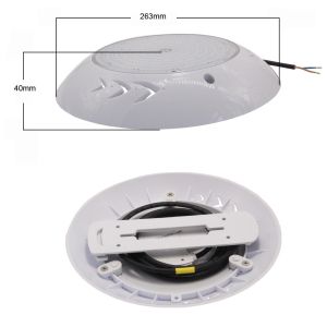Resin Filled RGB 18W Surface Mounted LED Pool Light