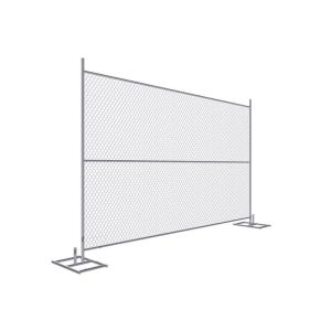W3.66m Chain Link Construction Fence , H1.8m Temporary Chain Link Fence Panels