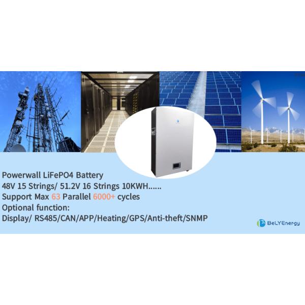 Bely 200ah Power Energy Lithium Battery Pack Wall Solar System