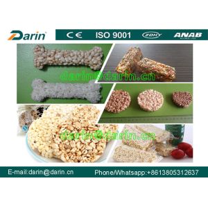 Cereal bar peanut bar making machine , cereal puffing machine