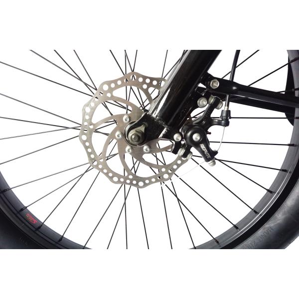 2.2m Long Frame Beach Cruiser Chopper Bicycle with 24" 3.0 Big Tires and 150KG Load Capacity