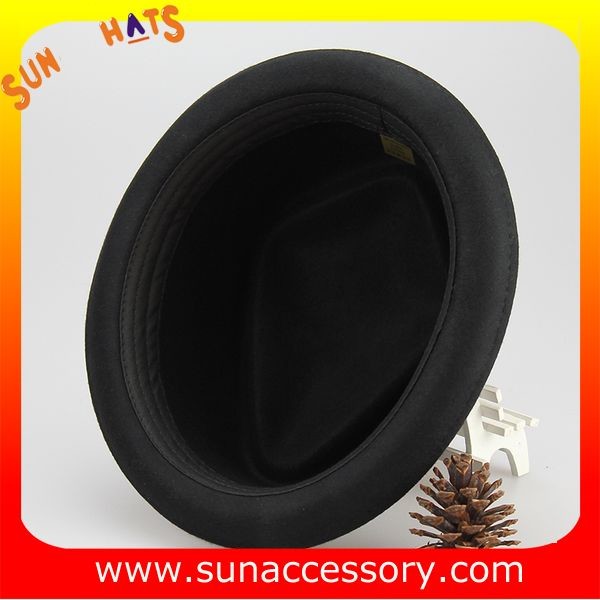 0381 Sun Accessory customized winner fashion 100% wool diamond crown fedora hats,hats for men