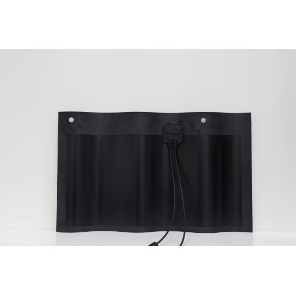 Buy 50W Curved Solar Roof Tiles Black Red Green Colors For BIPV Household Solar System at wholesale prices