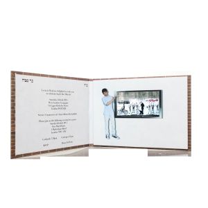 4.3" digital video brochure with built - in speaker / rechargeble battery ,