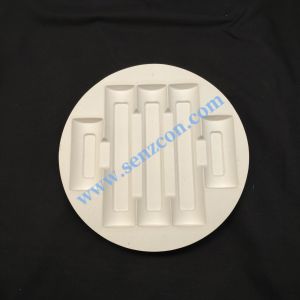 Quality Direct supply from Ningbo factory. Pulp molded packaging. The round packaging base for the essence liquid is made of white sugarcane pulp plant fiber. for sale