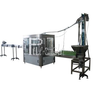 PLC Control PET Rinsing Filling Capping Machine With Touch Screen