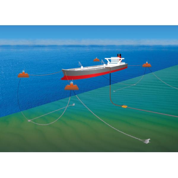 Marine Surface Buoyancy Steel Mooring Buoy With Quick Release Hook Shackle