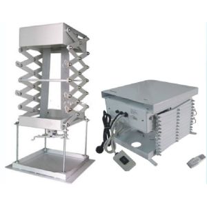 Adjustable 1m to 3m Electric Projector Ceiling Mount Cross-Cutting Structure and