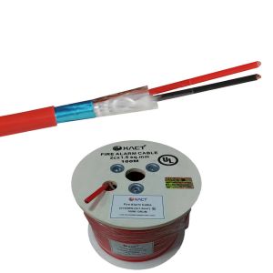 PVC Jacket Exactcables 2core Copper Shielded 1.5 Red Fire Alarm Cable Bs6387