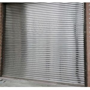 304 Stainless Steel Roller Shutter Doors Industrial Reinforced Customized Color