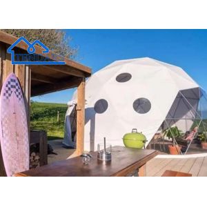 8m Diameter Igloo Geodesic Dome Steel Structure Camping Tent Round Dome Glamping