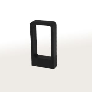 7w Bollard Style Landscape Lights , IP67 Black Outdoor Lights 90 CRI