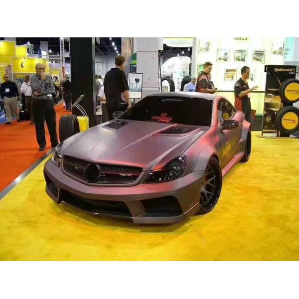 For Mercedes SL R230 Widebody Kit SL R230 Upgraded Misha Style Front and Rear Bumper Spoiler Widebody Kit