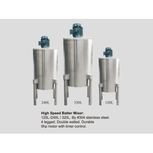 Durable High Speed Dough Mixer 5hp Motor With Timer Control