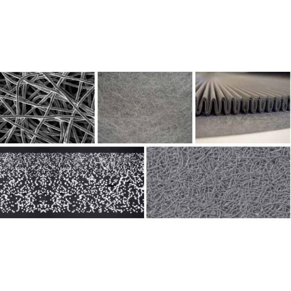 Buy Multi-Layer Sintered Metal Fiber Felt with 7600 Bubble Point and 35L/dm2.min Air Permeability at wholesale prices