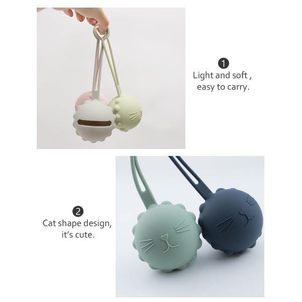 Food Grade Silicone Pacifier Case BPA Free For Babies Newborn pacifier storage pouch holder Gift