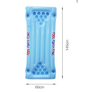 Swimming Pool Party Pvc Large Inflatable Pool Float Custom Plastic Tray Beer
