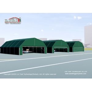 Waterproof 20m Aircraft Hangar Tent With Electric Rolling Door