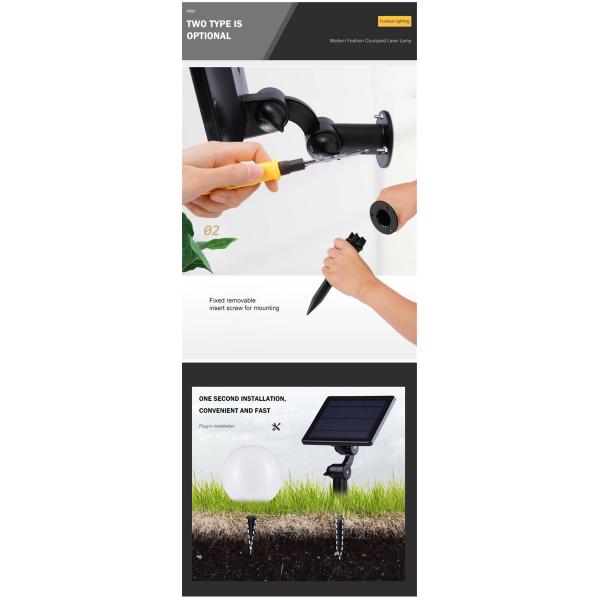 Smart RGB Solar Landscape Lights