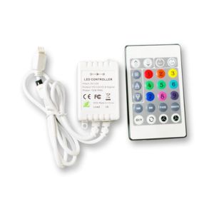 Infrared Magic Color IR Controller For LED Lights , 12V 24 Key LED Controller