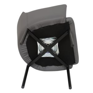 Lightweight Office Rolling Chair High Stability With Leather Upholstery
