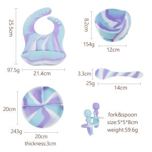 FDA Approved Toddler Silicone Plates Durable Non Toxic Heat Resistant