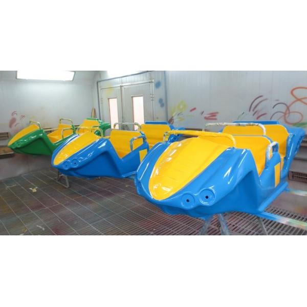Frog Car Design Children's Amusement Rides , Anti Rust Paint Amusement Park Rides