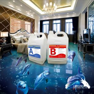 2:1 AB High Gloss Epoxy Resin 1mm Dry Film Thick Bubble Free