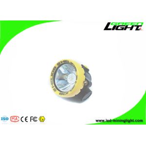 IP67 Waterproof Rechargeable Miners Headlamp ABS PC 5000Lux Cordless Cap Lamp