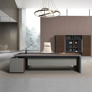 Quality Thickness 50mm Executive Office Desks Wood Classic And Elegant for sale