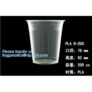 Custom Disposable Plastic CPLA Lids Compostable Coffee Lid PLA Biodegradable Cup