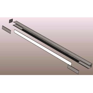 2400mm Luminaire Led Light Fixtures 8 Feet Linear Suspension Light