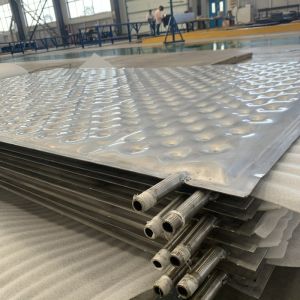 300L Laser Welded Pillow Plate Dimple Jacketed Tank