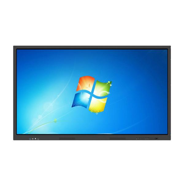 Buy 65" Interactive touch screen kiosk support Android and Windows dual system at wholesale prices