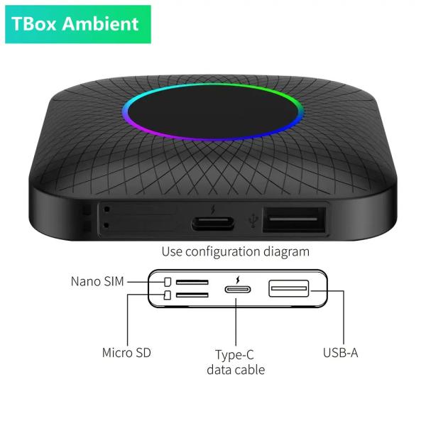 Quality Andriod Box Cpc200 Tbox Ambient 64Gb Wireless Adapter CarPlay Box SDM660 Youtube Carplay netflix Carlinkit Ai Smart magicbox for sale