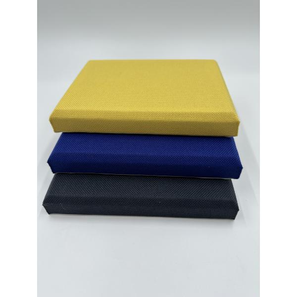 1200 X 600 Fabric Acoustic Wall Panel Adhesive Fiberglass Sound Absorbing Fabric Coverd