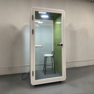China 1 Person Pod Acoustic Phone Booth with STC35dB Sound Insulation Ergonomic Design and Noise-Cancelling Technology on sale