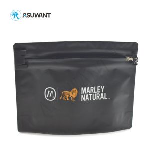 ASTM Approval Child Proof Zipper Bags Gravure Printing Patented Black Matte