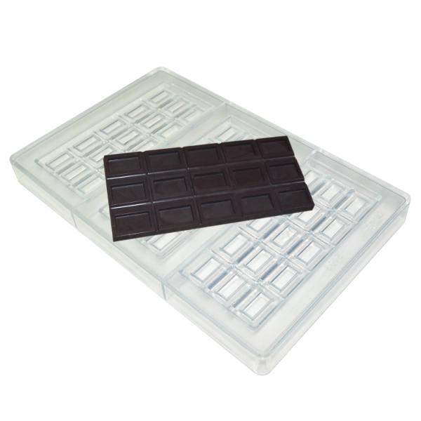 Buy Sustainable 3D Custom Made Chocolate Molds Rectangle Polycarbonate at wholesale prices