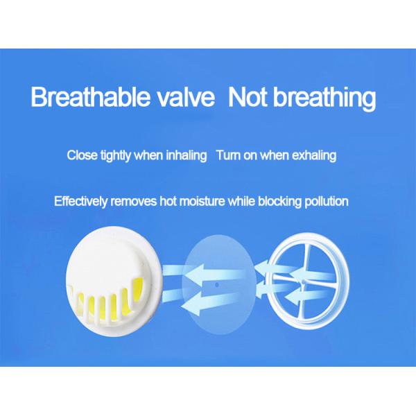 Anti Fog Riding Valved Dust Mask , PM2.5 Face Mask With Breathing Valve