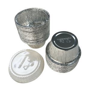 Proper Disposable Cheesecake Cupcake Aluminum Foil Containers for Customizable