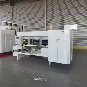 Paperboard Corrugated Board Printing Machine , Die Cut Printing Machine