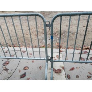 Interlocking Metal Crowd Barriers 1.1m Height